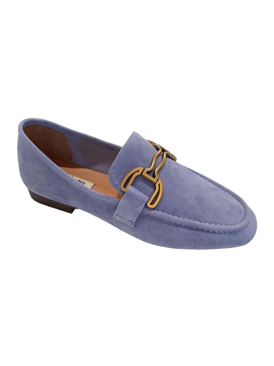 Shoes LOLA CRUZ/BIBI LOU | Bibi Lou Suede Loafer, Celeste