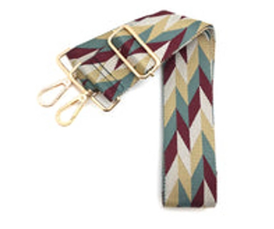 Accessories LATTITUDES | Chevron - Burgundy & Slate