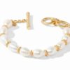 Jewelry JULIE VOS | Bl175Gpl00 Marbella Bracelet Gold Freshwater Pearl