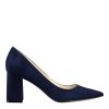 Shoes MARC FISHER | Marc Fisher Zala Block Heel, Blue Suede