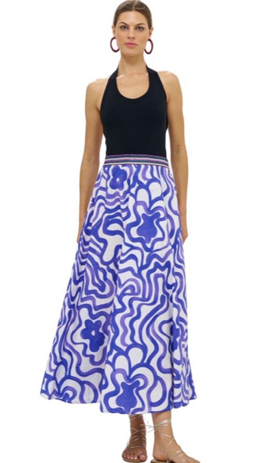 Clothing OLIPHANT | Oliphant Swing Skirt, Ashbury