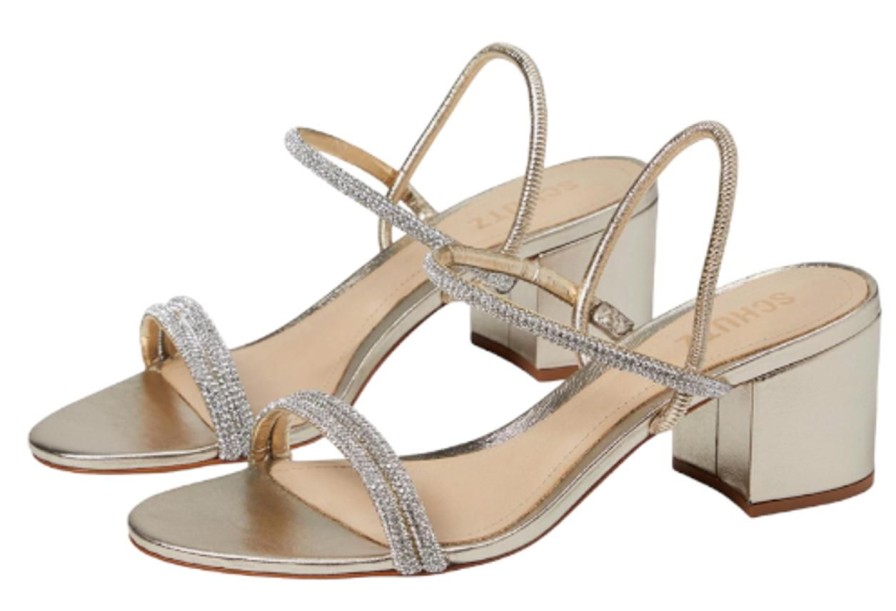 Shoes SCHUTZ | Schutz Whiteley Block Heel, Cristal Lata