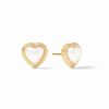 Jewelry JULIE VOS | Julie Vos Heart Stud, Pearl