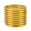 Jewelry BuDhaGirl | Budhagirl Medium All Weather Bangles, Gold