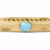 Jewelry JULIE VOS | Julie Vos Nassau Stone Hinge Bangle, Iridescent Capri Blue