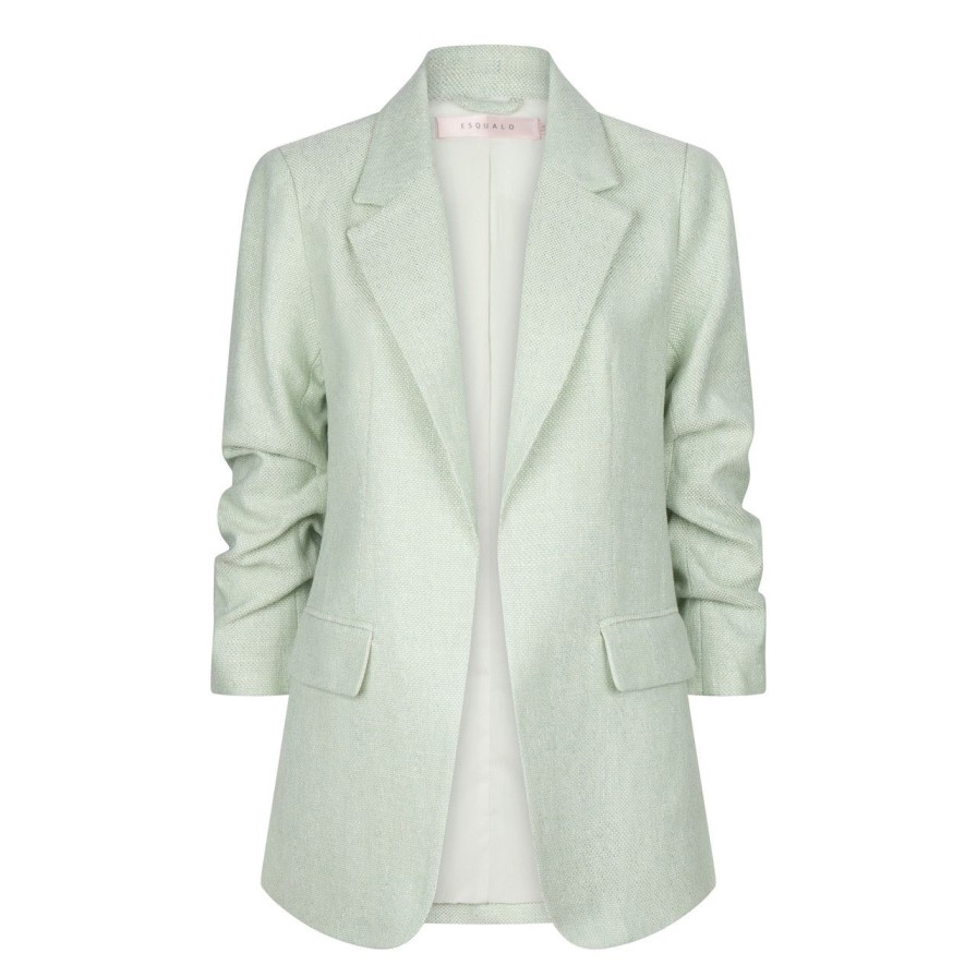 Clothing Esqualo | Esqualo Blazer, Pastel Green