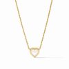 Jewelry JULIE VOS | Julie Vos Heart Delicate Necklace, Pearl