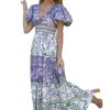 Clothing CK BRADLEY | Ck Bradley Heather Dress, Frolic Cream And Lavender