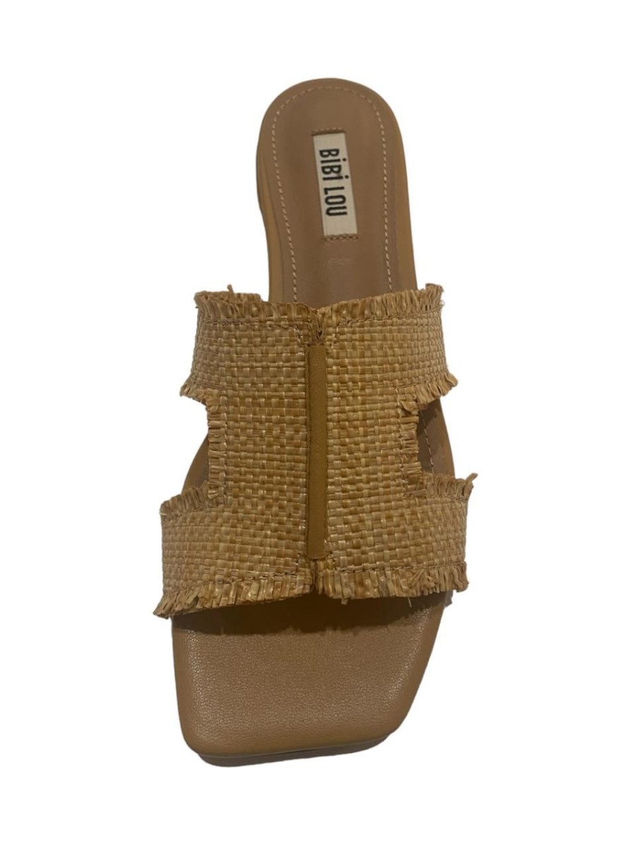 Shoes LOLA CRUZ/BIBI LOU | Bibi Lou Sandalias Planas, Rafia Natural