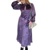 Clothing EMILY LOVELOCK | Emily Lovelock Tiffany Dress, Purple