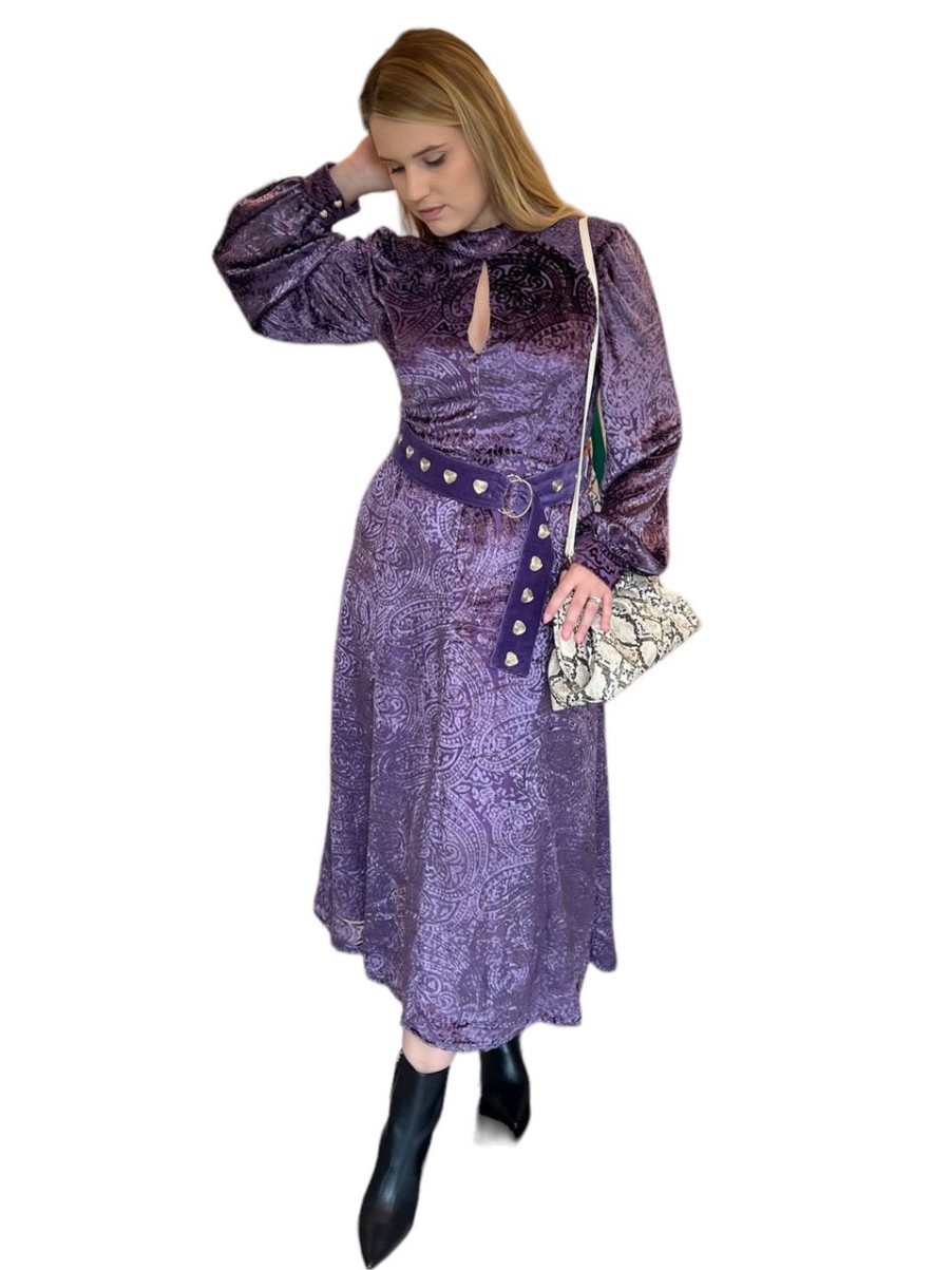 Clothing EMILY LOVELOCK | Emily Lovelock Tiffany Dress, Purple