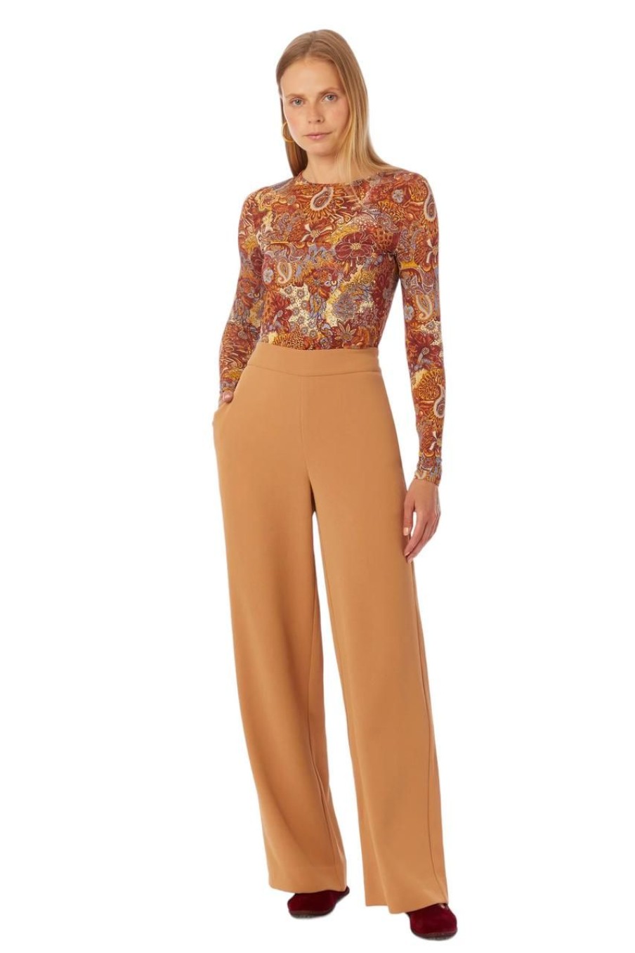 Clothing MARIE OLIVER | Marie Oliver Mia Straight Pants, Toffee