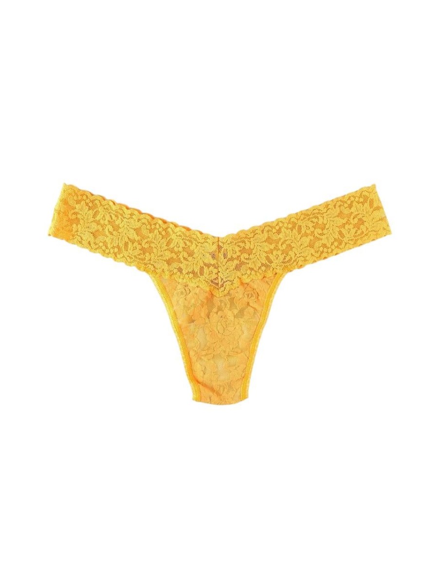 Clothing HANKY PANKY | Hanky Panky Sig Lace Lowrise Thong, Ginger Shot