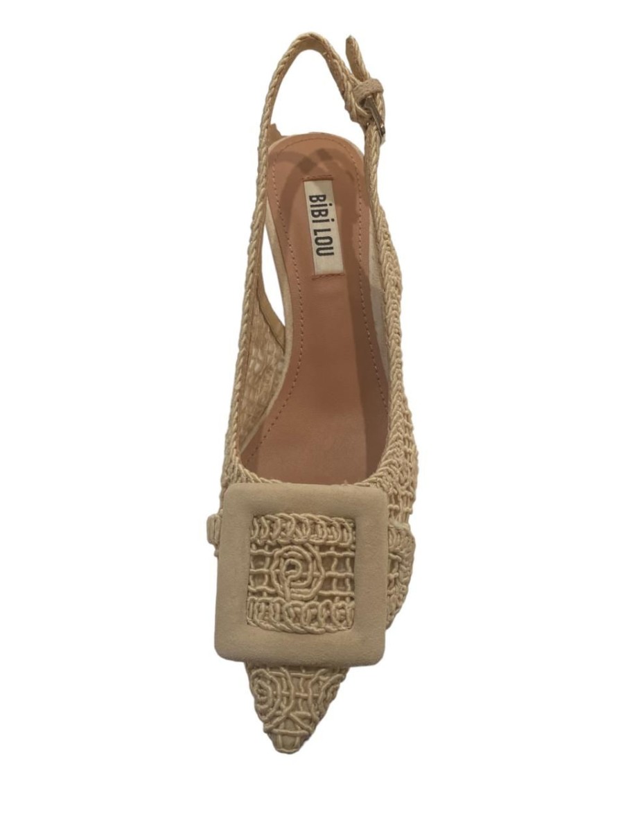 Shoes LOLA CRUZ/BIBI LOU | Bibi Lou Salones, Macrame Off White