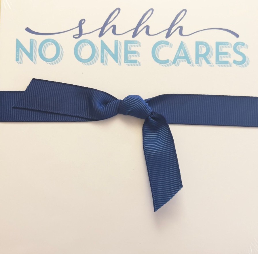 Home & Gifts ROSANNE BECK COLLECTIONS | Rosanne Beck Luxe Notepad, Shhh No One Cares