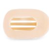 Accessories TELETIES | Teleties Small Flat Round Clip, Almond Beige