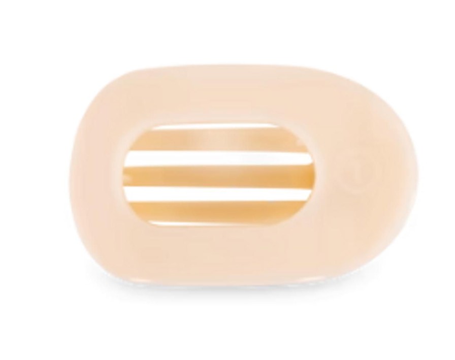 Accessories TELETIES | Teleties Small Flat Round Clip, Almond Beige