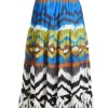 Clothing LOVE THE LABEL | Love The Label Miya Skirt, Odyssey Print