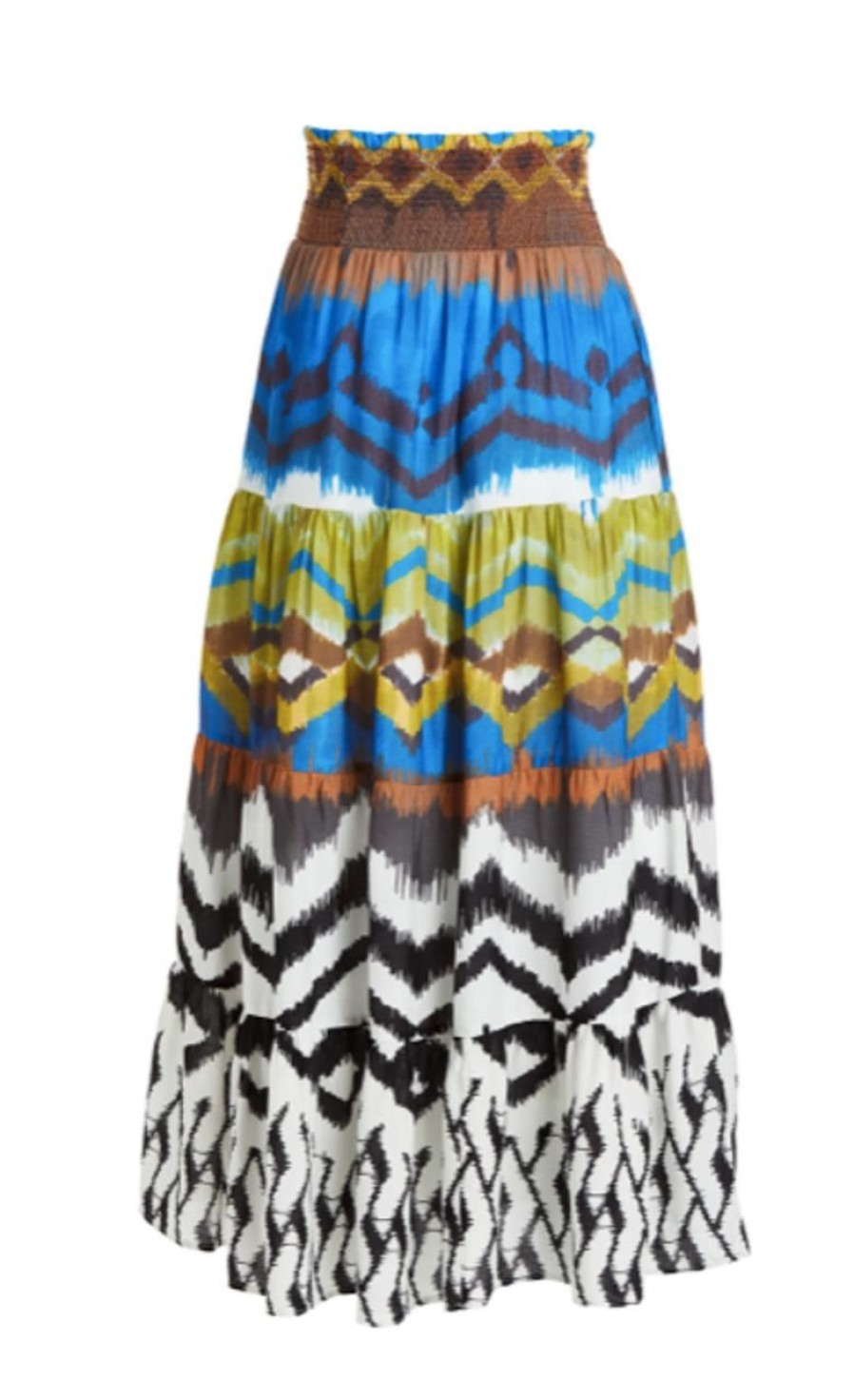 Clothing LOVE THE LABEL | Love The Label Miya Skirt, Odyssey Print