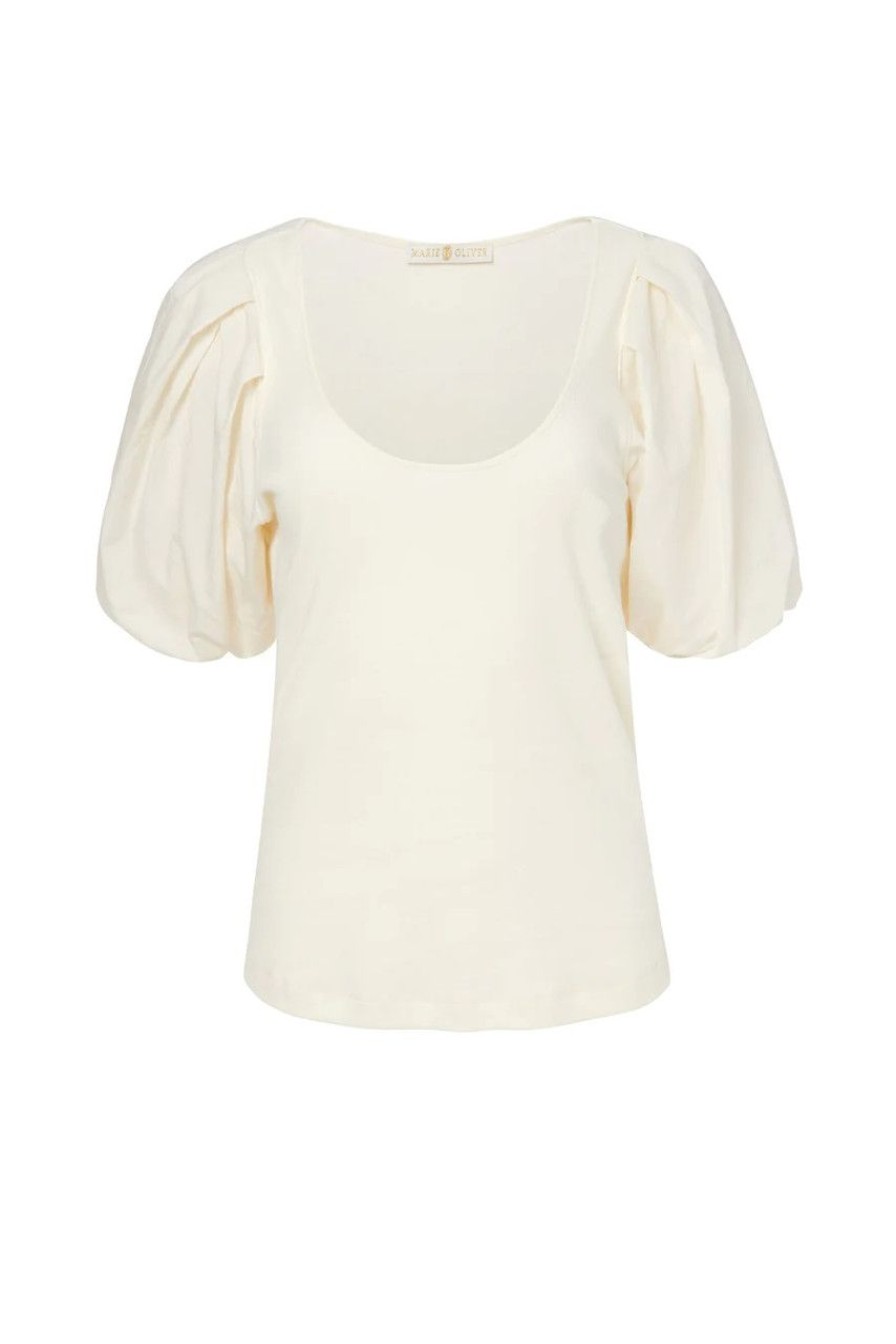 Clothing MARIE OLIVER | Marie Oliver Leigh Top, Blanc