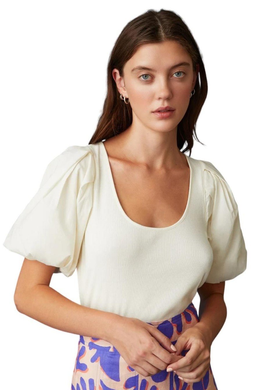 Clothing MARIE OLIVER | Marie Oliver Leigh Top, Blanc