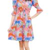 Clothing Victoria Dunn | Marigold By Victoria Dunn Kai Dress, Tangerine Tango